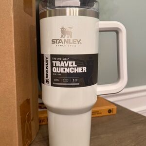 Stanley White Travel Quencher Mug